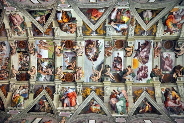 Afrescos de Michelangelo na Capela Sistina