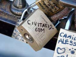 Our padlock on Ponte Vecchio