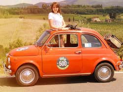 Exploring Chianti in a Fiat 500