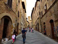 San Gimignano, streets