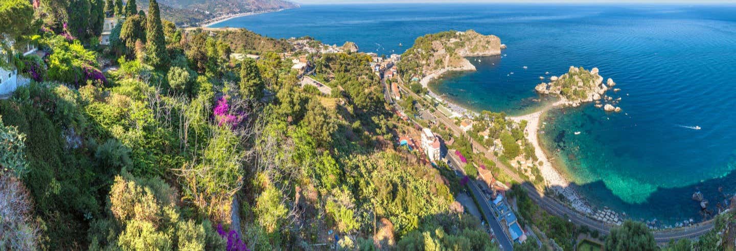 Paseo en barco por la costa de Taormina