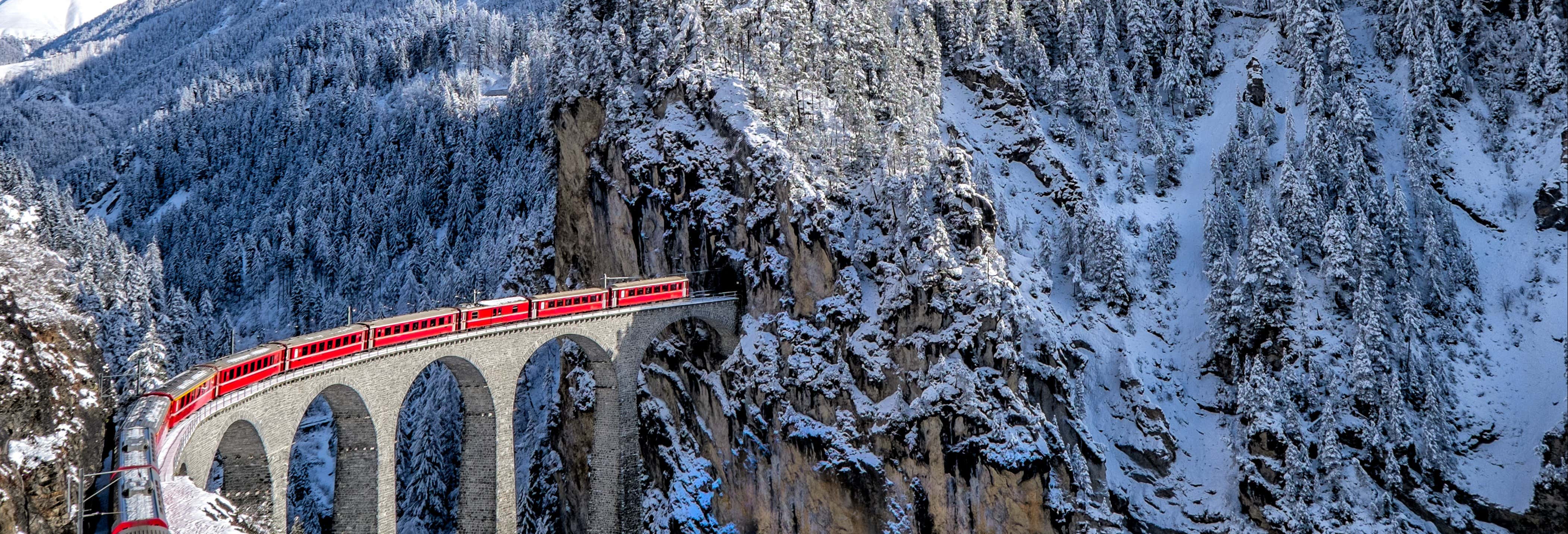 Alpes Suizos en el Bernina Express