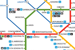 mapa metro milan Milan Metro   Milan metro lines, schedules and prices.