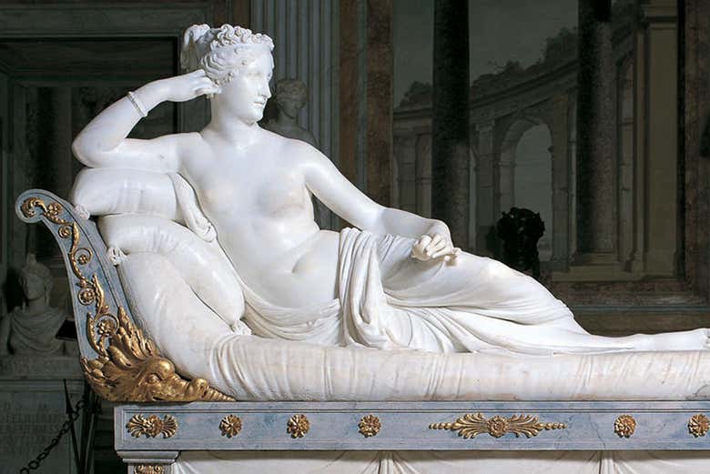 Paolina Borghese, escultura de Antonio Cánova