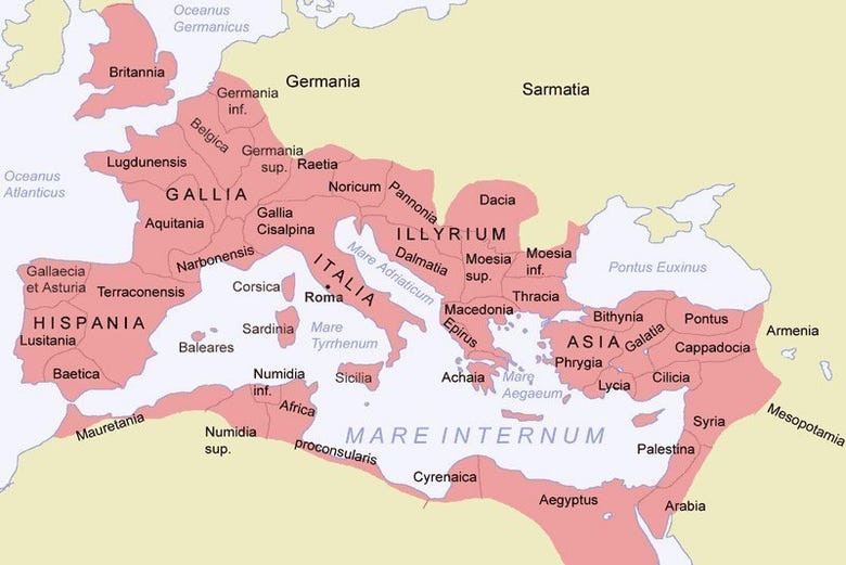 Roman Empire 27 Bc 476 Ad History Of Rome