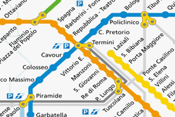 Rome Transport Map