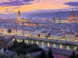Florença ao entardecer