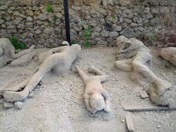 Pompeya, cuerpos sepultados