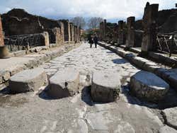 Pompeya, paso de cebra