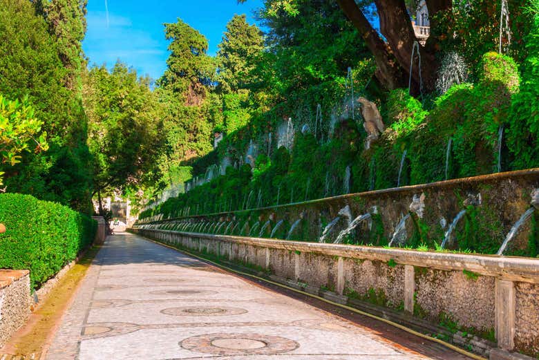 Fontes dos jardins da Villa d' Este