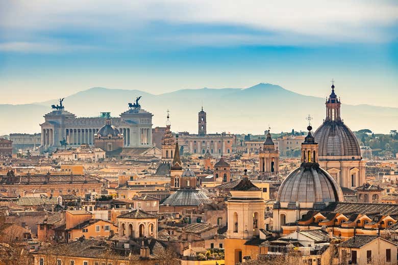 Vista dal terrazzo di Castel Sant'Angelo