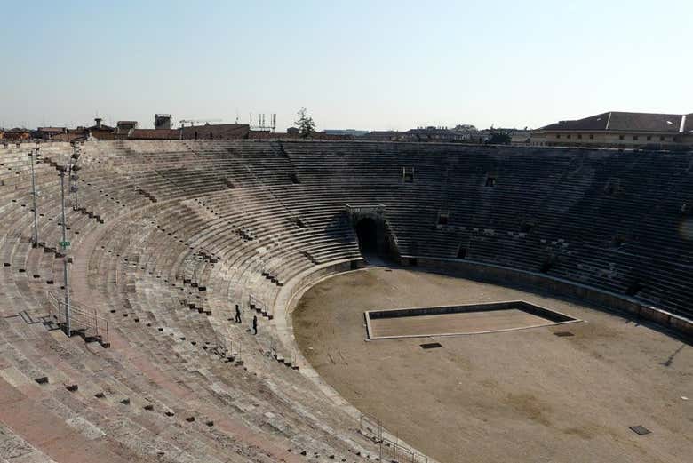 Arena de Verona, un espectacular anfiteatro romano Arena de Verona