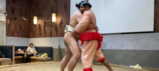 Biglietti per un allenamento di sumo