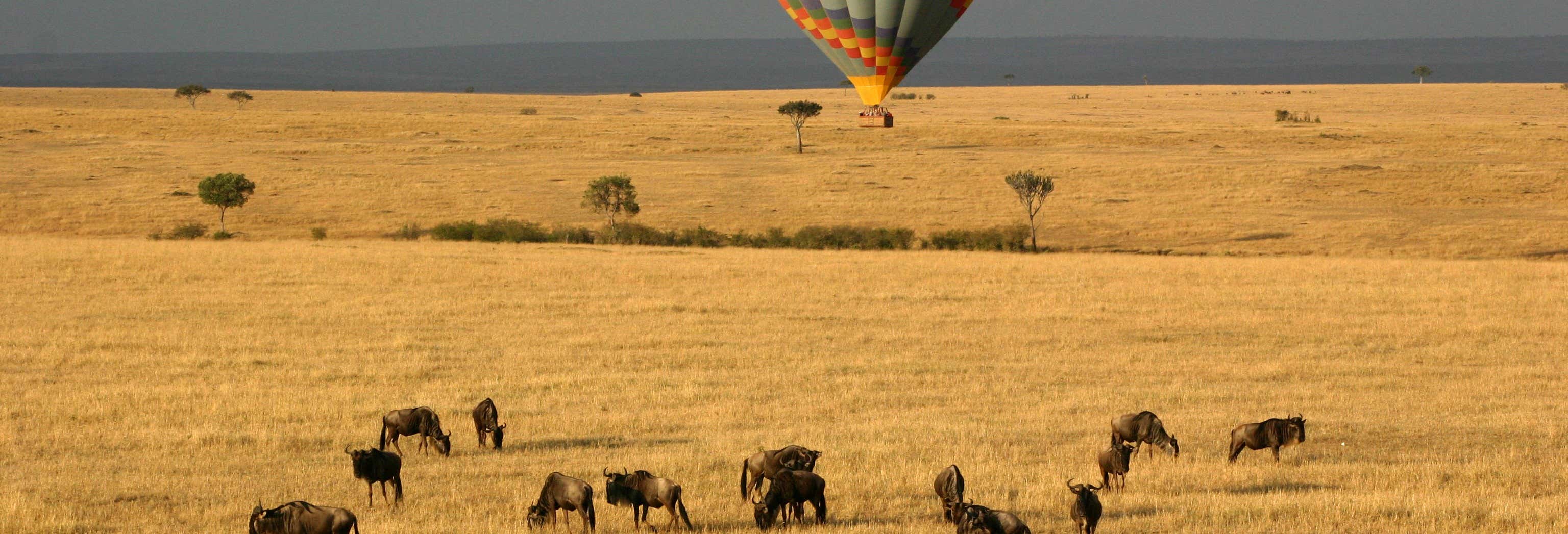 Paseo en globo por Masái Mara