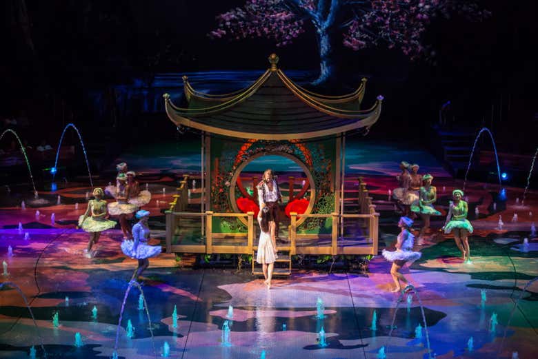 Entrada para el espectáculo The House of Dancing Water en ...