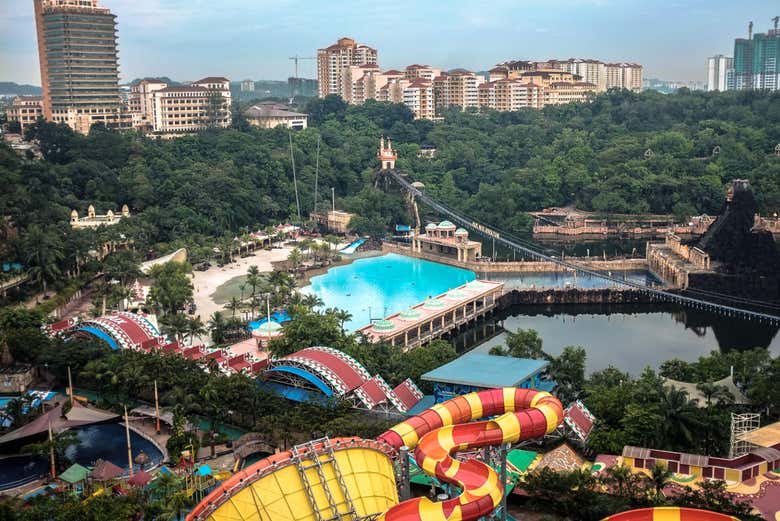 Escursione al parco a tema Sunway Lagoon da Kuala Lumpur