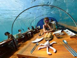 Restaurante submarino Ithaa, hotel Conrad