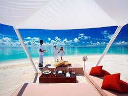 Hotel Velassaru, praia