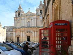 Cabine téléphonique de Mdina