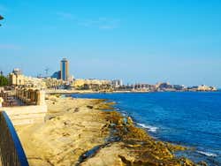 Plage de roche de Sliema