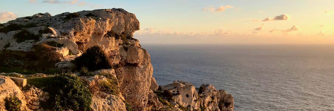 Penhascos de Dingli em Malta