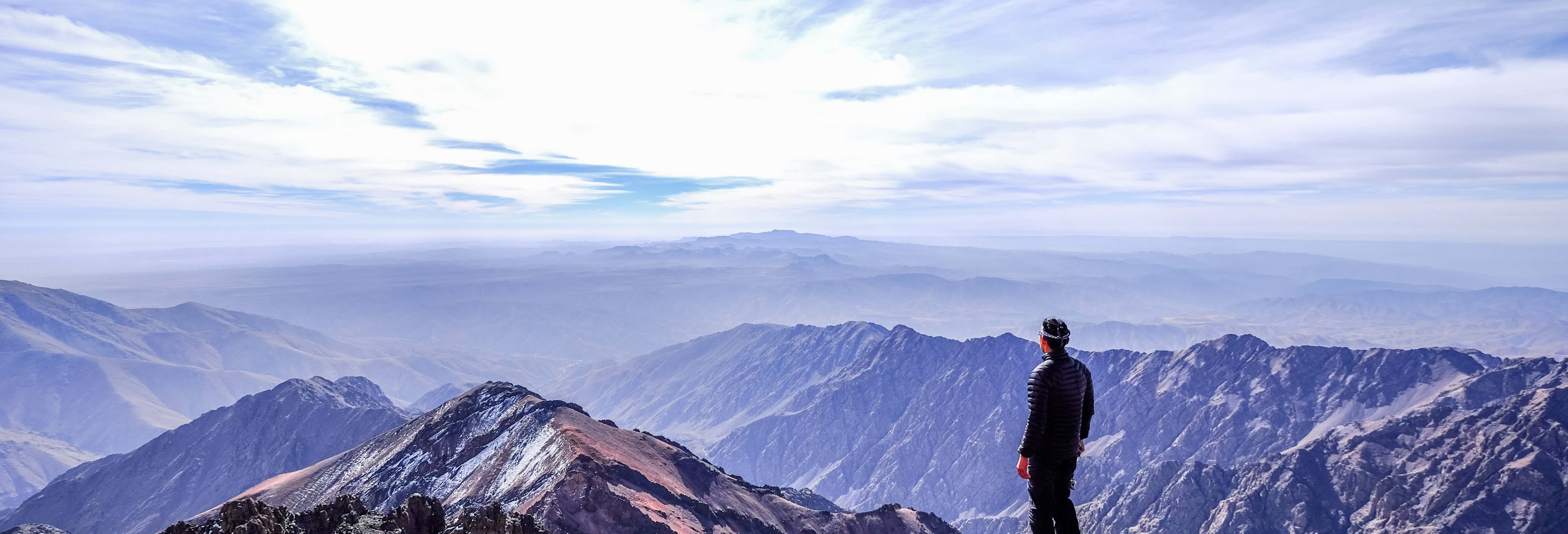 Ruta de 2 días de trekking por el monte Toubkal