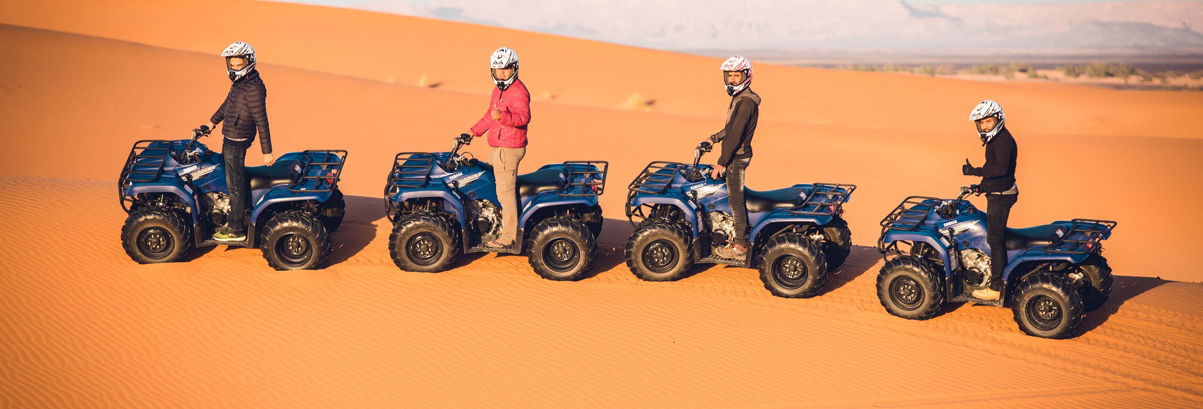 Tour en quad por el desierto de Merzouga
