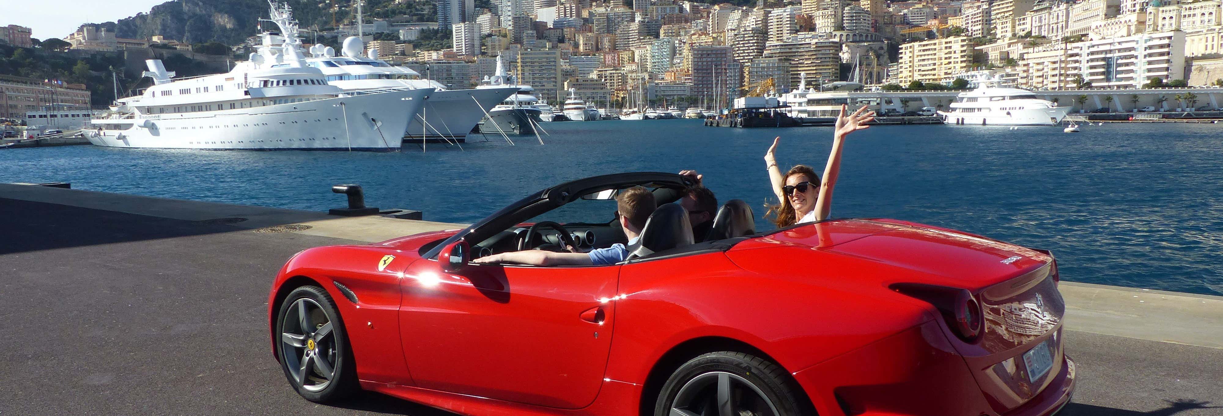 Tour en Ferrari o Lamborghini por la Costa Azul