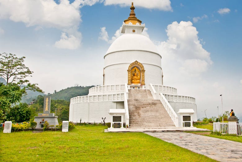 Image result for world peace pagoda pokhara
