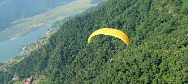 Volo in parapendio a Pokhara