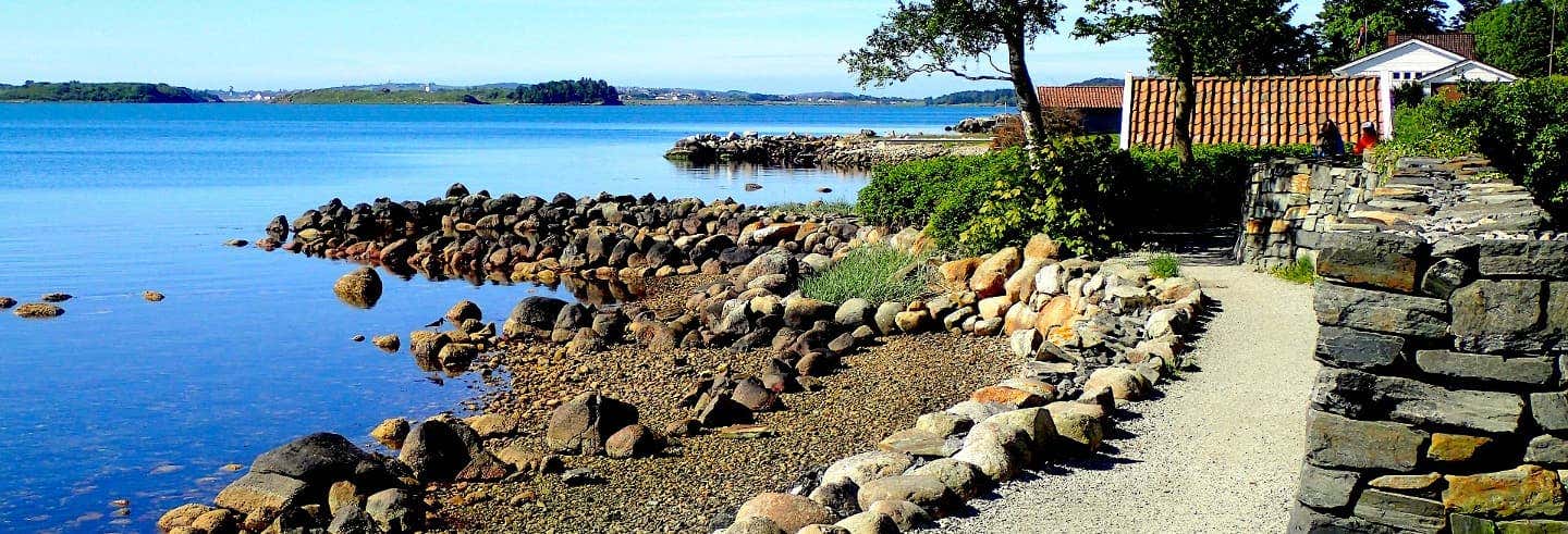 Tour por Hafrsfjord y los lagos en bicicleta
