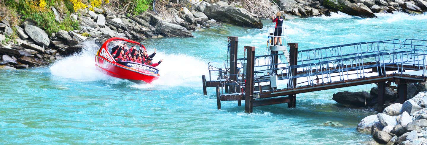 Experiencia Jet Boat + Tour en 4x4 por Queenstown