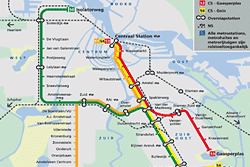 mapa metro amsterdam Amsterdam Metro   Lines, map, fares and timetable