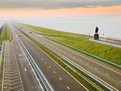 Afsluitdijk,o dique de fechamento