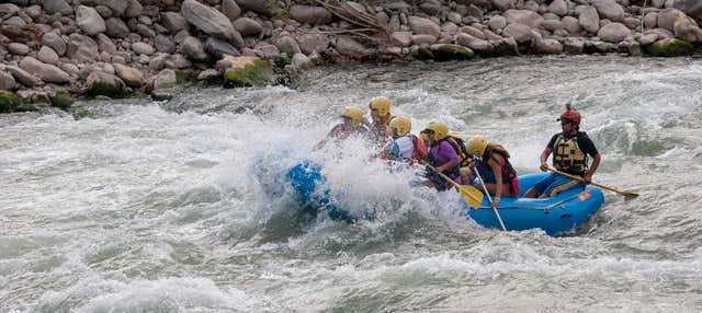 Rafting em Chuquicahuana e tirolesa sobre o Valle del Sur