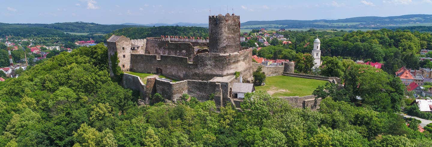 Excursão à abadia de Krzeszów e Castelo de Bolków