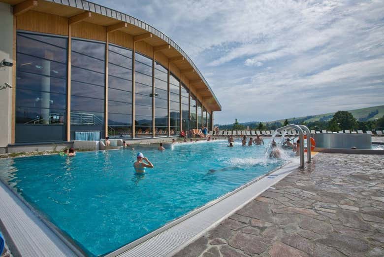 Instalações do complexo termal de Białka