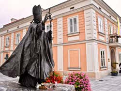 Escultura do Papa em Wadowice