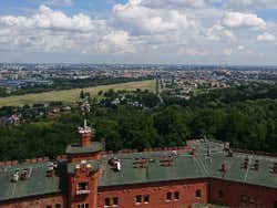 As vistas de Cracóvia do monte