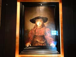 Pintura de Rembrandt en el Castillo