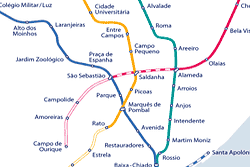 Portugal Metro Map Lisbon Lisbon Metro - The Fastest Way To Get Around Lisbon