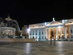 Teatro Doña María II en la Plaza del Rossio