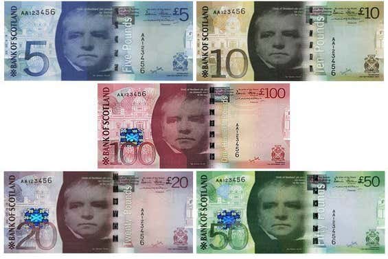 Billetes de Escocia