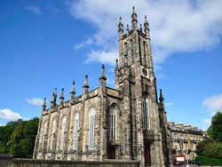 Edimburgo un giorno soleggiato d'ottobre
