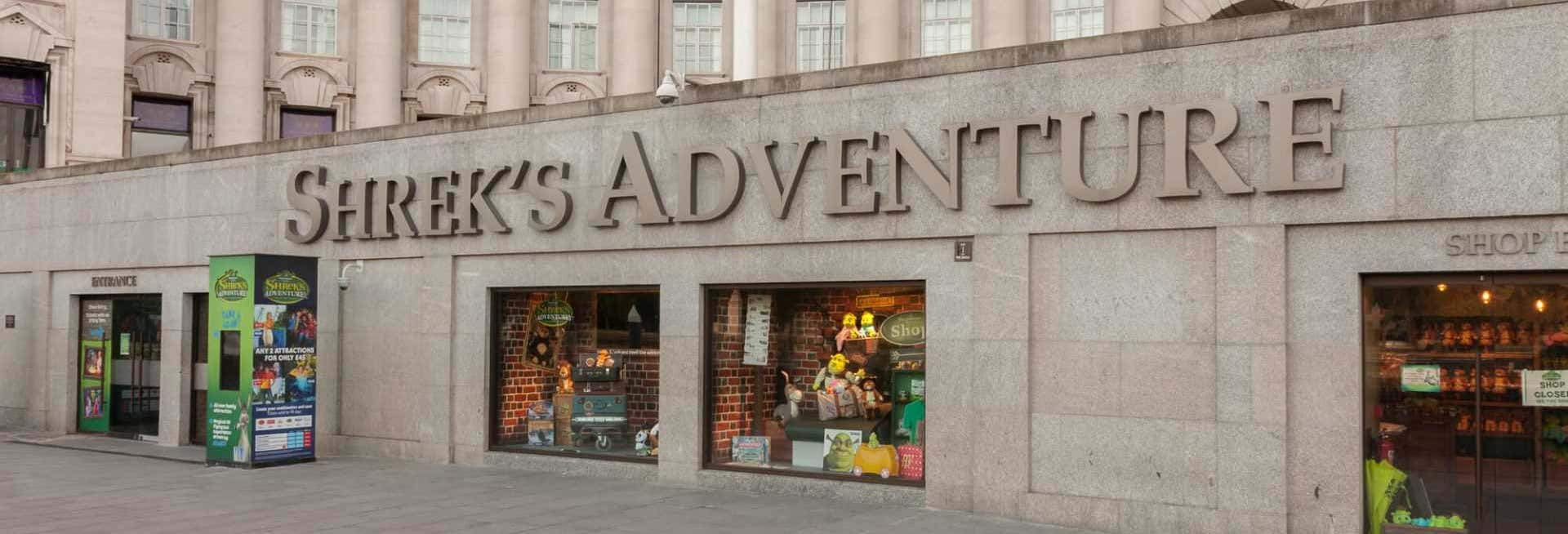 Entrada a Shrek's Adventure