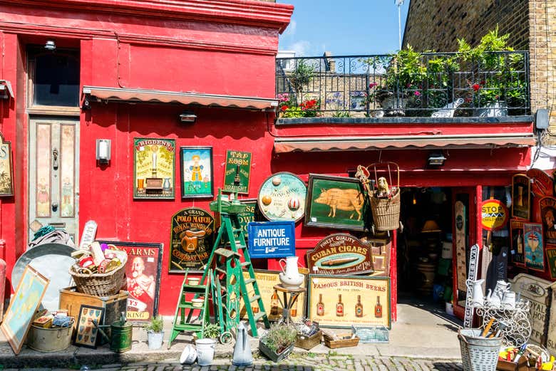 Antiquário em Portobello Road