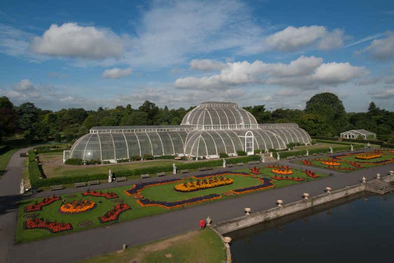 Ingresso do Palácio de Kew e Real Jardim Botânico em Londres