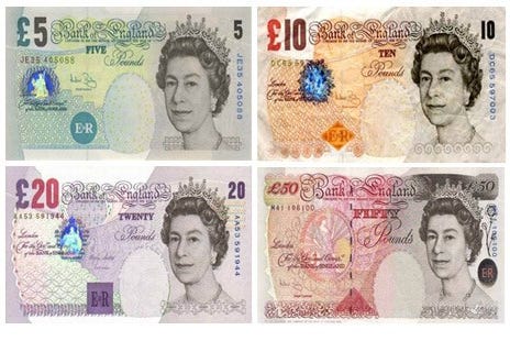 Recursos de aprendizaje UK Direct cuenta LSP2629MUK Reino Unido libras esterlinas jugar dinero para 