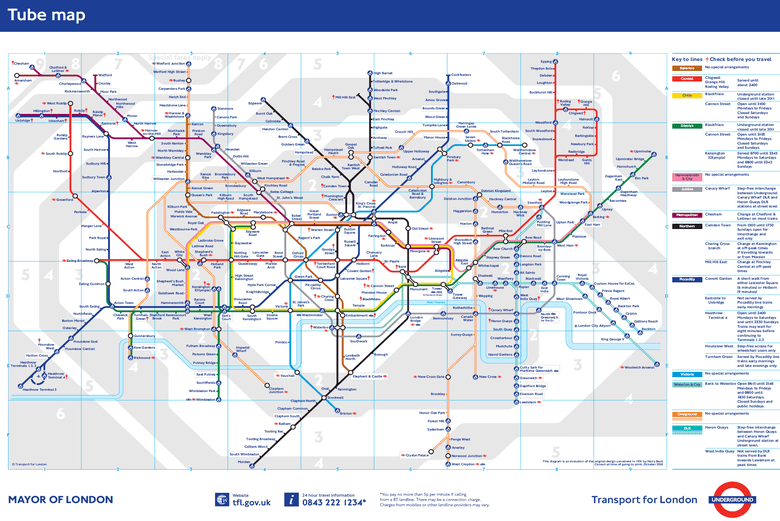 Karta Metro London