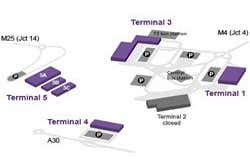 Mapa de Heathrow